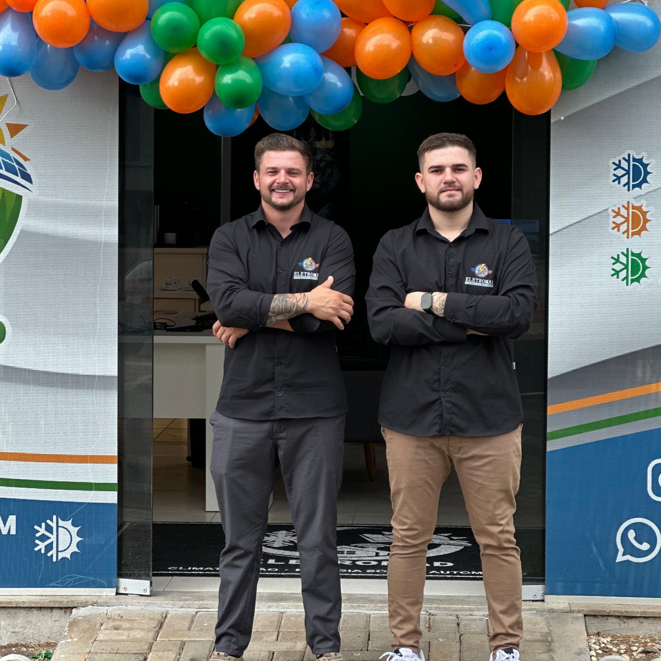 Madiel e Luan, responsáveis pela Imersão Vida de Ténico